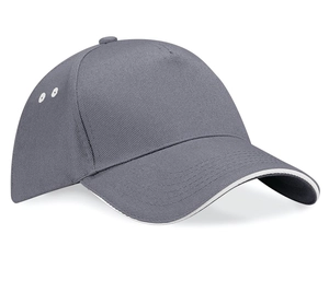 Casquette 5 panneaux bicolore - Taille réglable Rip-Strip® personnalisable