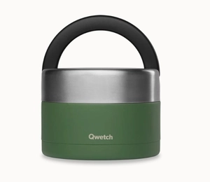 Boîte repas avec poignée isotherme QWETCH - 650 ml personnalisable