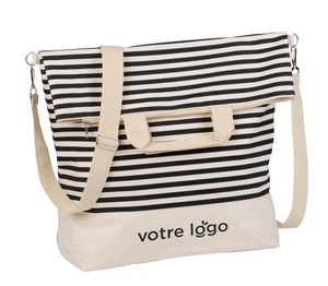 Sac de plage JUIST avec rabat aimanté personnalisable