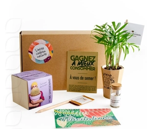 Box green au bureau, goodies utiles et écolos personnalisable