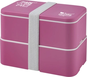 Lunchbox 2 compartiments de 700 ml - boite à déjeuner personnalisable