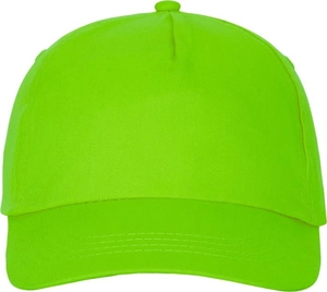 Casquette 5 panneaux avec fermeture velcro - Œillets brodés personnalisable