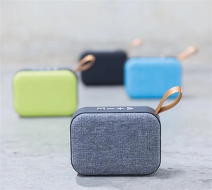 Enceinte Bluetooth 5.0 3W avec tissu personnalisable