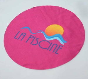 Microfibre ronde 150 mm - 170 g personnalisable