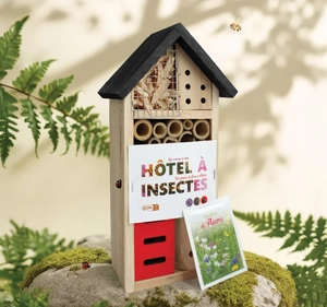 Petit hôtel à insectes personnalisable