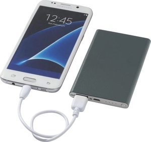 Powerbank 4000 mAh - Batterie de secours en aluminium  personnalisable