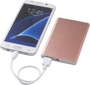 Powerbank 4000 mAh - Batterie de secours en aluminium  personnalisable