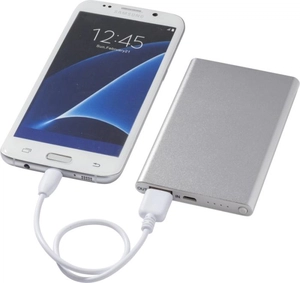 Powerbank 4000 mAh - Batterie de secours en aluminium  personnalisable