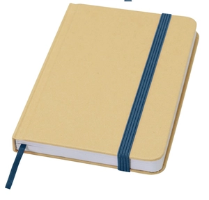 Carnet A6 uni recyclé à couverture rigide personnalisable