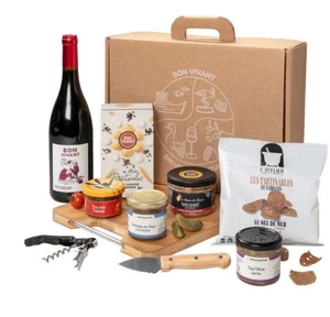 Coffret gourmand BON VIVANT - Box cadeau personnalisable