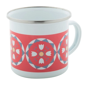 Mug vintage 350 ml personnalisé avec les bords en acier inoxydable personnalisable