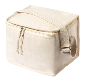 Sac isotherme coton avec lunch box et couverts bambou inclus personnalisable