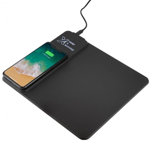 Tapis de souris avec chargeur induction 10W personnalisable