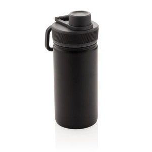 Bouteille isotherme 550 ml en acier inox avec bouchon sport personnalisable