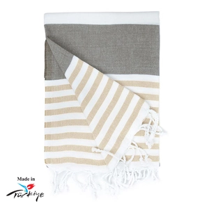 Fouta 100 x 180 cm en coton 270gr - Fabrication Europe personnalisable