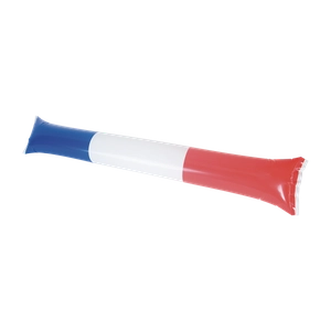 2 batons de tambour tricolore - supporter évènement sportif personnalisable