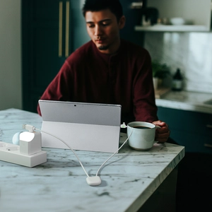 Adaptateur secteur double ports USB type C et A XOOPAR - charge rapide 65W personnalisable