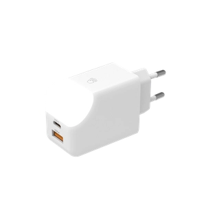 Adaptateur secteur double ports USB type C et A XOOPAR - charge rapide 65W personnalisable