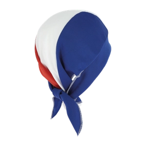 bandana tricolore - supporter évènement sportif personnalisable