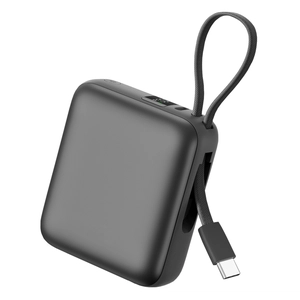 Batterie de secours avec 2 câbles - 10 000 mAh personnalisable
