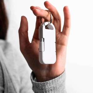 Batterie externe de secours ultra-compacte de 1 000 mAh conçue pour votre porte-clés personnalisable
