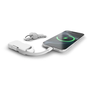 Batterie externe de secours ultra-compacte de 1 000 mAh conçue pour votre porte-clés personnalisable