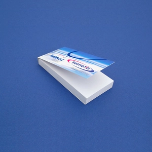 Bloc de feuilles repositionnables avec couverture HAFTI®  personnalisable