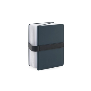 Bloc-notes A5 en PU (50% recyclé) avec deux blocs : pages lignées et pages non lignées personnalisable