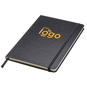 Bloc notes doublé A5, carnet couverture rigide personnalisable