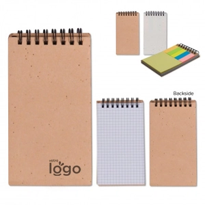 Bloc notes en papier graines et papier repositionnable personnalisable