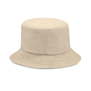 Bob chapeau en paille de papier personnalisable