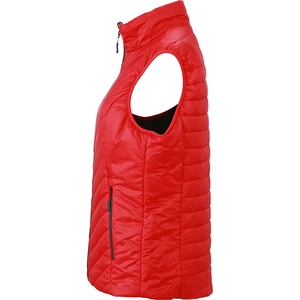 Bodywarmer Femme matelassé avec poche intérieure zippée personnalisable