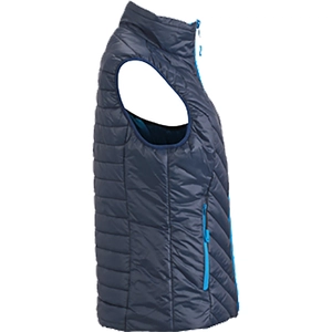 Bodywarmer Femme matelassé avec poche intérieure zippée personnalisable