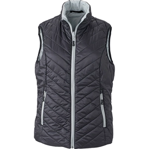 Bodywarmer Femme matelassé avec poche intérieure zippée personnalisable