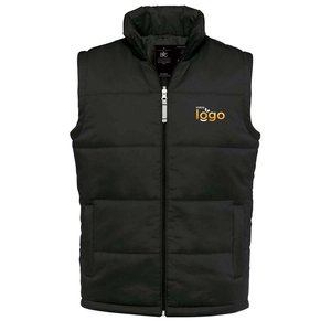 Bodywarmer Homme imperméable et matelassé personnalisable