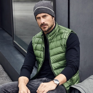 Bodywarmer Homme matelassé avec poche intérieure zippée personnalisable