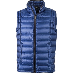 Bodywarmer Homme matelassé avec poche intérieure zippée personnalisable