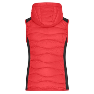 Bodywarmer matelassé Femme avec capuche - fermeture YKK personnalisable