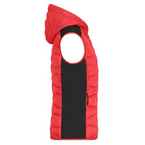 Bodywarmer matelassé Femme avec capuche - fermeture YKK personnalisable