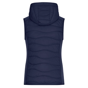 Bodywarmer matelassé Femme avec capuche - fermeture YKK personnalisable