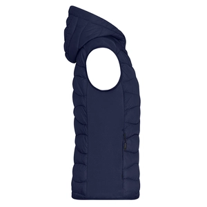 Bodywarmer matelassé Femme avec capuche - fermeture YKK personnalisable