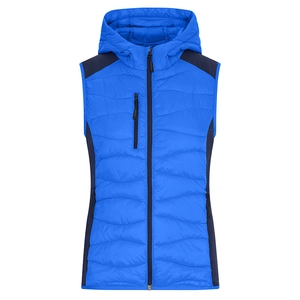 Bodywarmer matelassé Femme avec capuche - fermeture YKK personnalisable