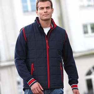 Bodywarmer matelassé homme personnalisable