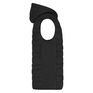 Bodywarmer matelassé Homme avec capuche - fermeture YKK personnalisable