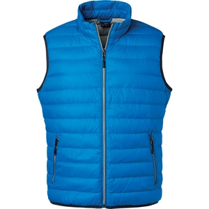 Bodywarmer matelassé Homme zippé avec col montant personnalisable