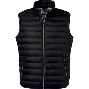 Bodywarmer matelassé Homme zippé avec col montant personnalisable