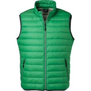 Bodywarmer matelassé Homme zippé avec col montant personnalisable