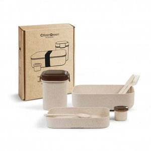 Boîte repas LUNCHSET 1200 ml - set de couverts inclus personnalisable