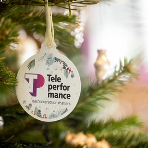 Boule de Noël en papier de graines - zéro déchet personnalisable