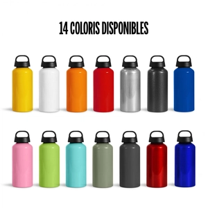 Bouteille 450 ml made in Europe en aluminium recyclé personnalisable